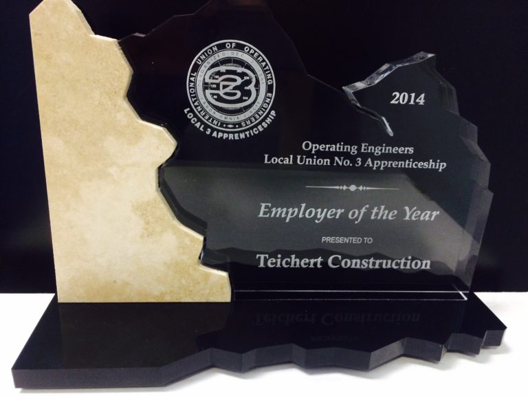 Operating Engineers Local 3 Apprenticeship Award Teichert