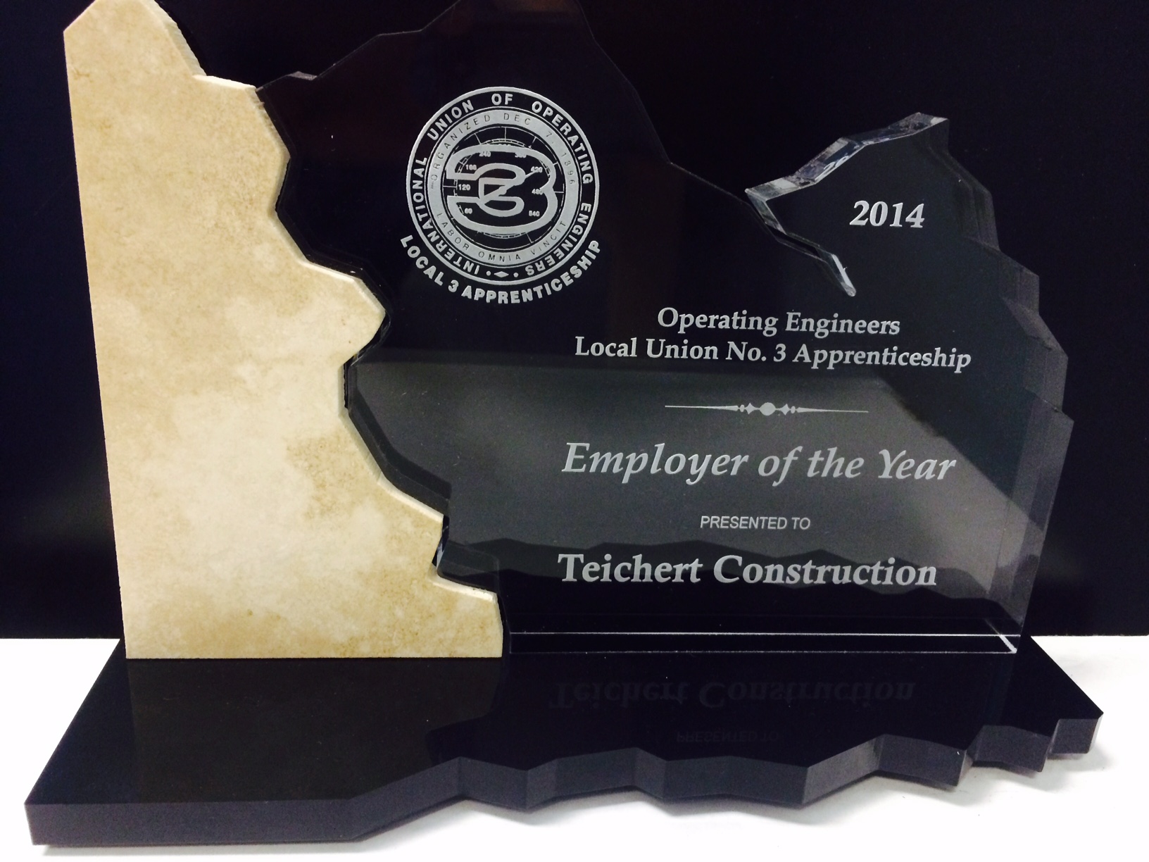 Operating Engineers Local 3 Apprenticeship Award - Teichert